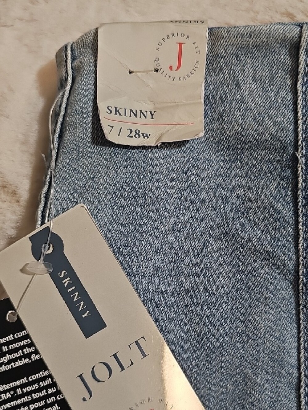 Jolt Light Blue Denim Mini Skirt - Picture 3 of 4